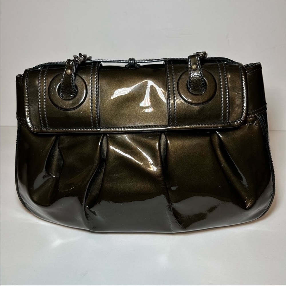 Authentic Fendi patent leather brown B-Bag - Picture 6 of 15